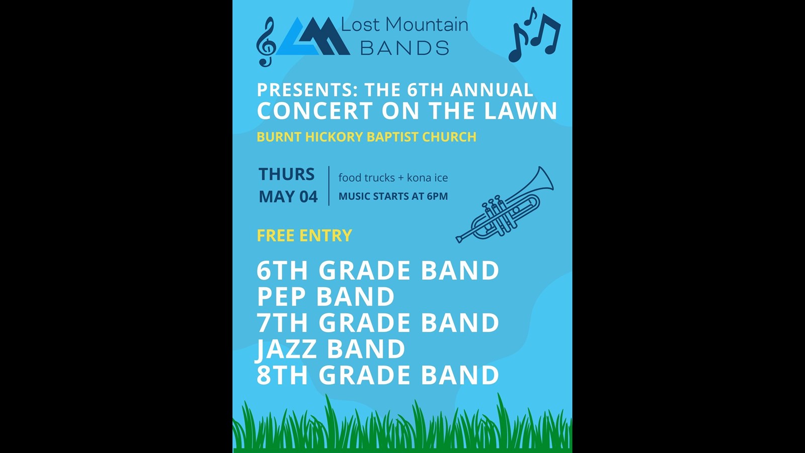 Concert on the Green All BAND levels